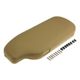 Clapeta cotiera cu buton Subaru Brz 2013-, Toyota Gt86 2013-, Culoare : Bej, Material : Piele, PZ4351034000