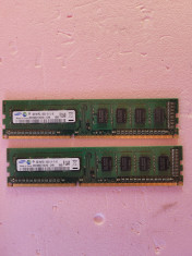 ram DDR3 - pentru PC - 2 x 2 gb - Samsung foto