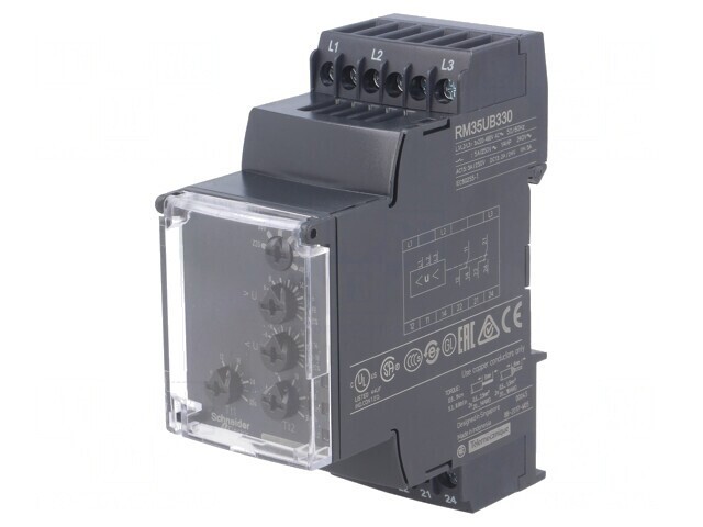 Releu Monitorizare Tensiune Şină DIN IP30 RM35UB330
