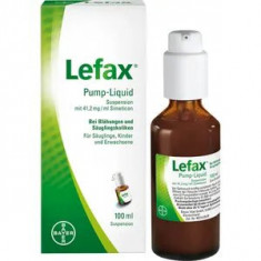 Suspensie orala, Lefax Pump Liquid, 100 ml, lichid cu pompita, aroma de banane foto