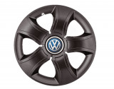 Set 4 Capace Roti pentru Volkswagen, model Bis Black, R16