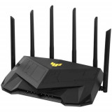 Router Gaming Wireless ASUS TUF Gaming-AX6000, Dual-Band, WiFi 6, 2.5G, 6 Antene externe (Negru)