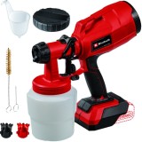 Einhell TC-SY 18/60 Li PXC- Pistol de vopsit fara acumulatori si incarcator Li-Ion 18 V - Ah 0.8 l 600 g/min