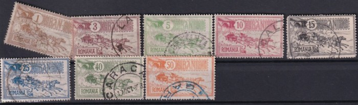 ROMANIA - 1903 INAUGURAREA PALATULUI P.T.T. CAISORII GUMA STAMPILAT