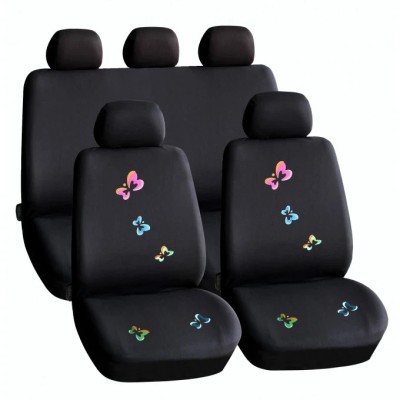 Set huse scaun auto ieftine, Universale 9 piese, model BUTTERFLY AVX-HSA009 foto