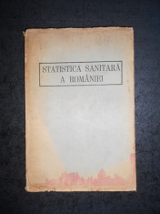 SABIN MANUILA - STATISTICA SANITARA A ROMANIEI (1939, vezi descriere) foto