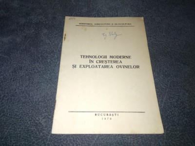 TEHNOLOGII MODERNE IN CRESTEREA SI EXPLOATAREA OVINELOR foto