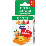 Beres Vitakid - Tablete masticabile Vitamina C 50 mg, 60 buc, Fara zahar