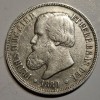 Brazilia 1000 reis 1880 argint (tiraj 20.000) Pedro II, Europa