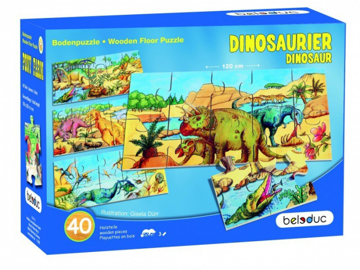Puzzle de podea Dino