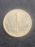 Moneda Slovacia 1 coroana 1941, Europa