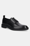 BOSS pantofi de piele Calev culoarea negru, 50548036