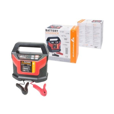 Incarcator acumulator auto Automax 15A, automat, cu afisaj LCD, 12V-24V , redresor automat ptr baterii BOOST,WET,GEL,AGM,UNI foto