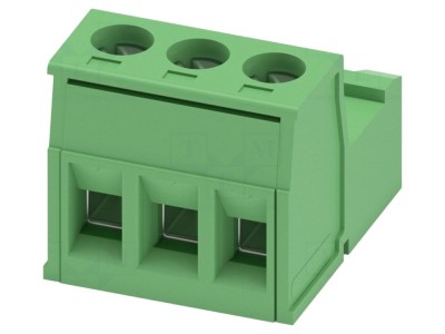Conector PCB PHOENIX CONTACT 2.5 mm&amp;sup2; verde - cod 1786187 foto
