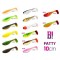 Set Naluci Soft Delphin Bomb Fatty 5buc 10cm