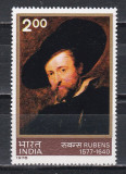 India 1978 - 400 de ani de la nașterea lui Peter Paul Rubens, MNH, Nestampilat