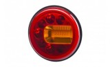 Lampa Stop Rotunda LED Neon Fi12 Stanga 12/24V ECE R06/R07 Pozitie Frana Semnalizare IP68
