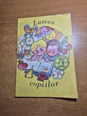 revista pentru copii - lumea copiilor - ianuarie - februarie 1991
