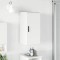 vidaXL Dulap de Baie Alb foarte lucios 30 x 31.5 x 61 cm Lemn compozit 883348