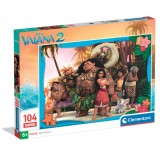 Puzzle Clementoni, Disney Vaiana 2, 104 piese Super