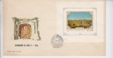 C12 - FDC Romania - Reproduceri de arta Simturile - Colita nedant - LP752 - 1970
