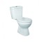Toaletă monobloc C-CLEAR cu evacuare inferioară - sistem de spălare cu două camere 6/3 L