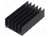 Radiator extrudat, aluminiu, 50mm x 30mm, neagra, STONECOLD - RAD-DY-GF/5