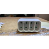 ExtraStar, priză multiplă cu 4 prize, cu siguranță pentru copii, adaptor pentru prize,