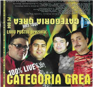 Casetă audio Categorie Grea 100% Live, originală foto