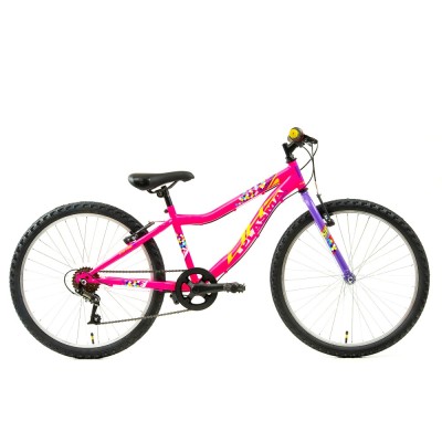 Bicicleta Copii DHS Plasma - 24 Inch, Roz Ultimate FactoryBikes foto