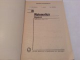 Matematica. Manual Pentru Clasa a IX-a - C. Nastasescu, C. Nita, Gh. Rizescu