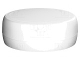 Carcasă albă pentru alarmă 40mm ABS cu lame de fixare 95mm