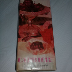 cutie de bomboane ciocolata veche CAPRICIU,Ambalaj vechi SPECIALITATI CIOCOLATA