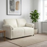vidaXL Canapea cu 2 locuri Crem 158 x 83 x 95 cm Catifea 42033961