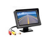 Monitor ecran spate pentru cameră de parcare, 12-24V 4.3 inch HD TFT LCD Color Monitor pentru mașină, autobuz, camion, remorcă