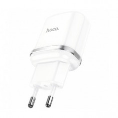 INCARCATOR RETEA HOCO N3, 1 X USB, 18W, QUICK CHARGE, ALB, BLISTER