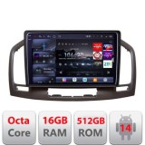 Navigatie Opel Insignia 2009-2013 Edotec Kit-114 8 core QLED 2K 16+512 360 Android Waze USB Navigatie Internet Youtube Radio CarStore Technology