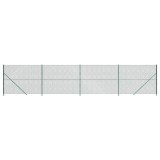 Cumpara ieftin Gard plasa de sarma cu bordura, verde, 1,8x10 m