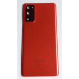 Capac Baterie Swap (SH) Original Samsung Galaxy S20 FE rosu cu geam camere
