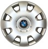 Capace Roti BMW R15, Gri/Negru, ABS, Set 4 Bucati, Compatibil Universal