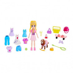 Papusa Polly Pocket cu haine si accesorii incluse