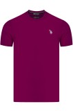 Tricou barbati U.S. Polo Luca roz, L, M, U.S. Polo Assn.