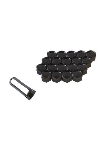 Set 20 Capace Prezoane Negre 17 MM + Cleste Mega Drive