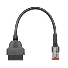 Cablu Adaptor De Diagnosticare Techstar&reg; OBD2 Cu 4 Pini La 16 Pini Pentru Motociclete Harley Davidson