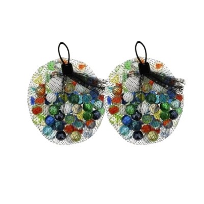 Set cu 100 bile din sticla pentru prastie, multicolor, 14 mm foto