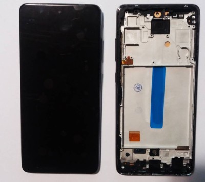 Display ecran cu Touchscreen si Rama pentru Samsung A52 5G, A526/ A52, A525, Incell, Negru foto