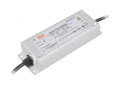 Alimentator LED pulsatoriu - 75W IP65 foto