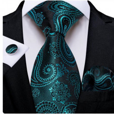Set cravata + batista + butoni - matase -- model 783