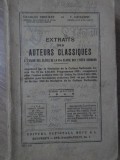 EXTRAITS DES AUTEURS CLASSIQUES A L&#039;USAGE DES ELEVES DE LA VI-A CLASSE DES LYCEES ROUMAINS-CHARLES DROUHET,-234184