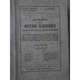 EXTRAITS DES AUTEURS CLASSIQUES A L&#039;USAGE DES ELEVES DE LA VI-A CLASSE DES LYCEES ROUMAINS-CHARLES DROUHET,-234184